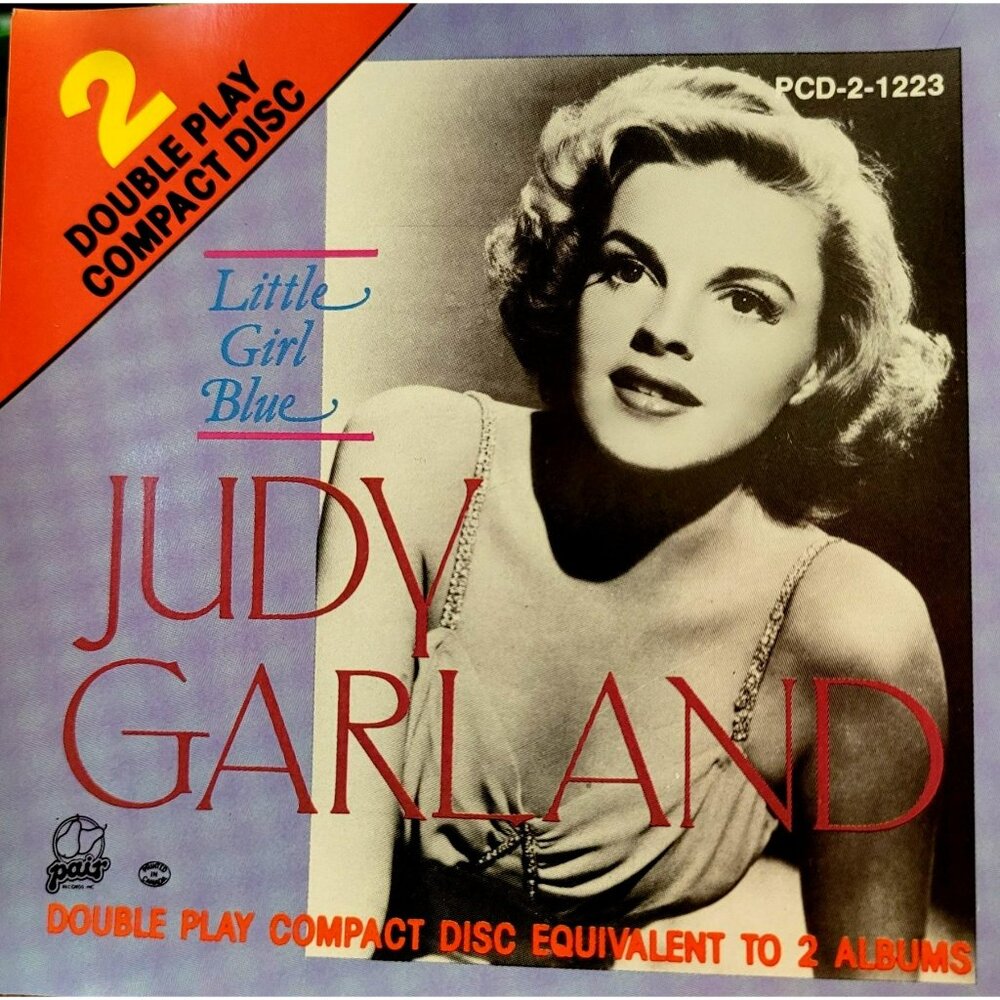 Judy Garland Little Girl Blue 1989 Double Play Compact Disc 2 Albums 37213cd